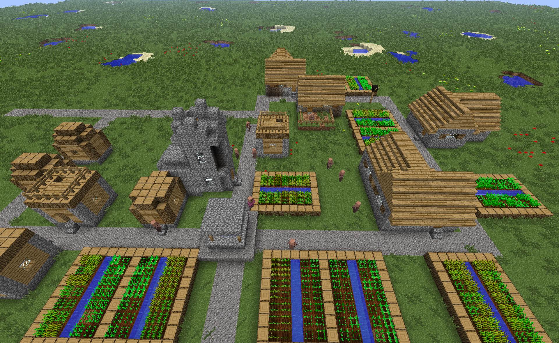 Comment faire pour trouver un village dans Minecraft ?