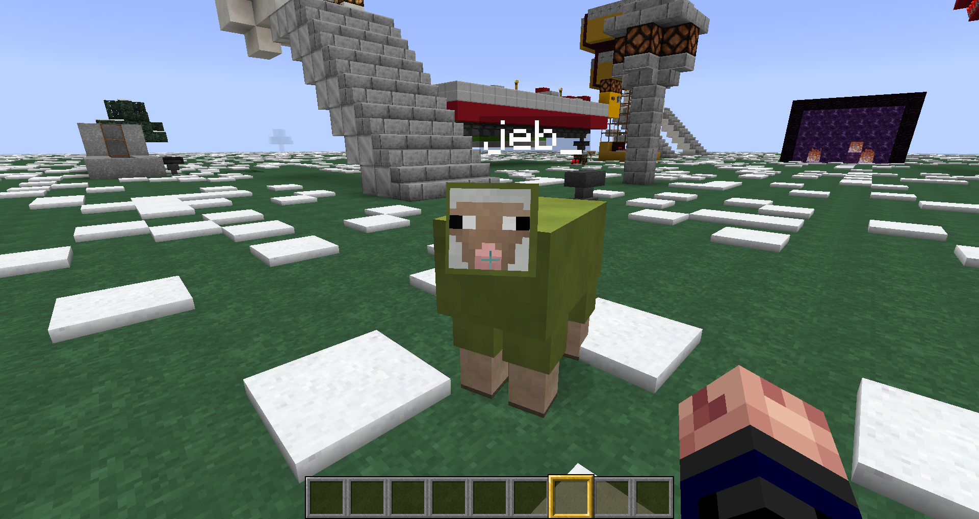 Minecraft Le Mouton Multicolore