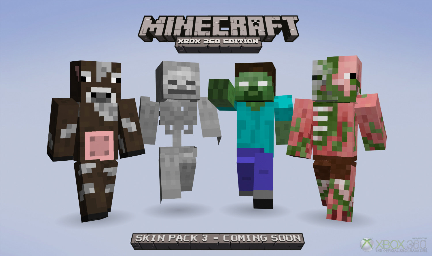 De nouvelles skins  pour Minecraft  Xbox 360 Edition FR 