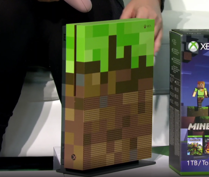 Une Xbox One S Edition Limitée Minecraft le 3 octobre. FR 