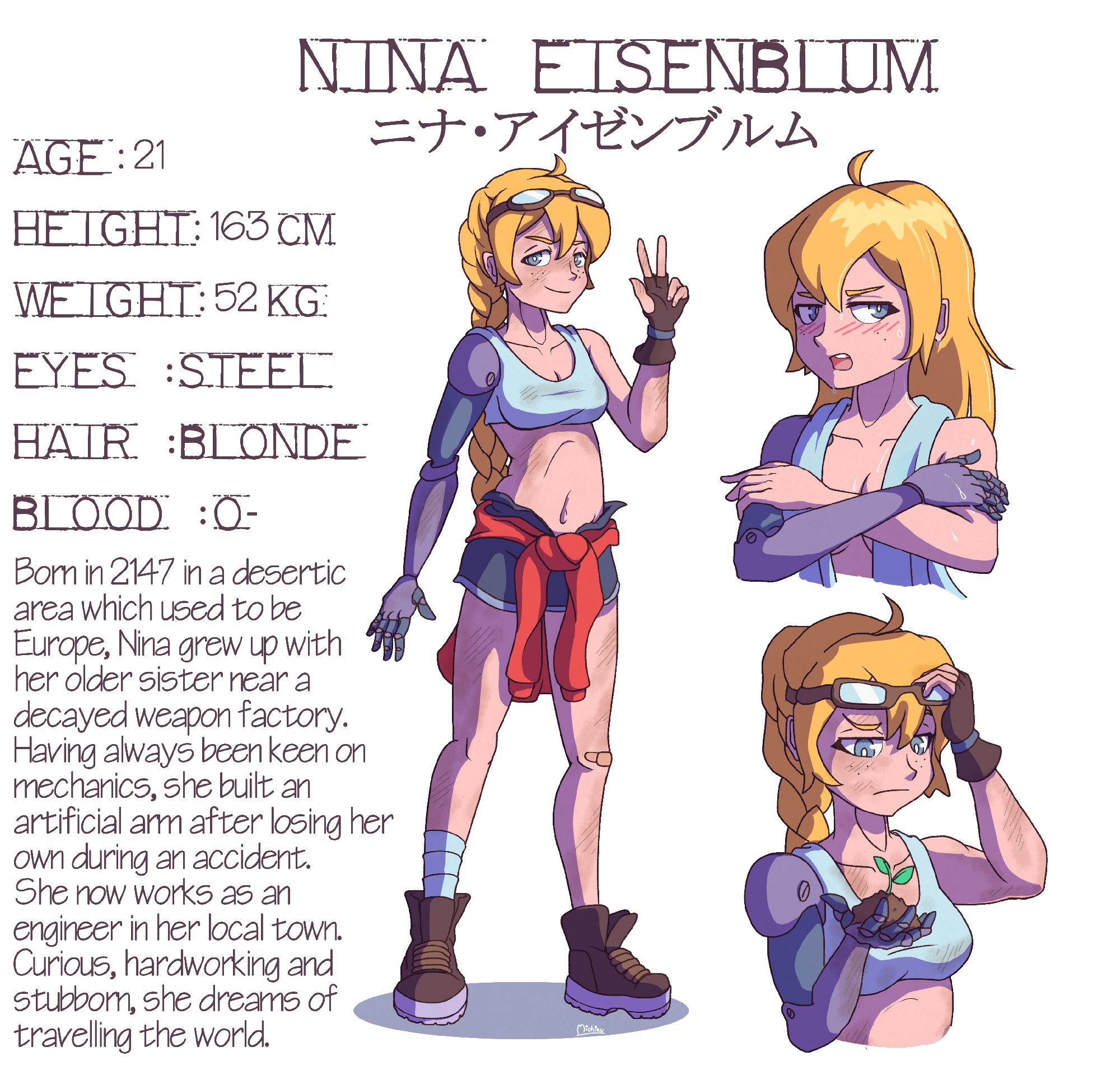 Nina - OC (HD Edition) Minecraft Skin