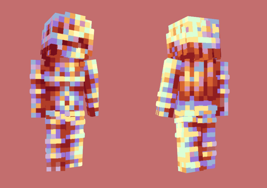Huevember day thirty - Wounded Minecraft Skin