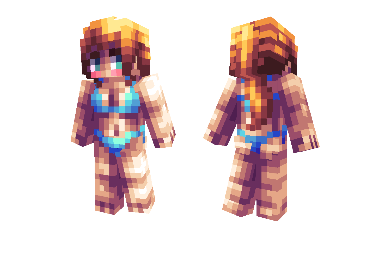 Summer Break Minecraft Skin