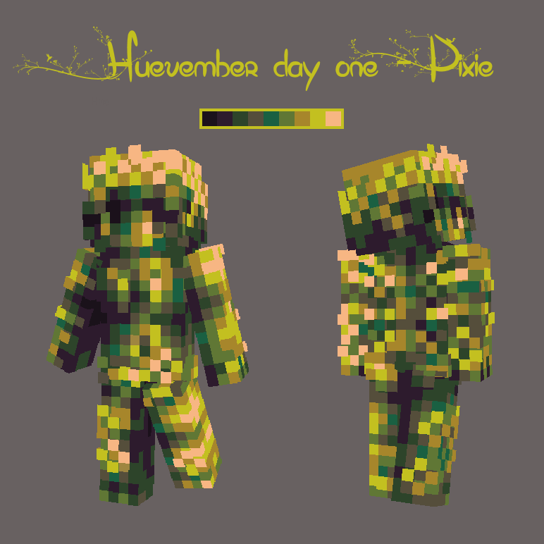 Huevember day one - Pixie Minecraft Skin